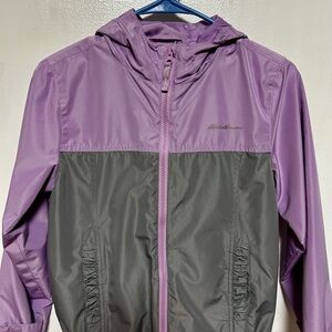 Eddie Bauer Kids Lavender and Gray windbreaker